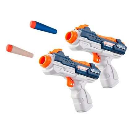 Set De 2 Pistolas De Dardos Blandos Ls-5807 Blanco