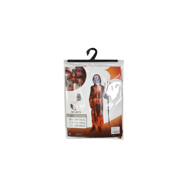 Disfraz Halloween Vestido Con Capucha+pasamontañas Y Guantes