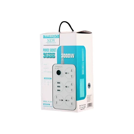 Alargue Zapatilla Multifunción Con Usb 503 2 Mts. Blanco
