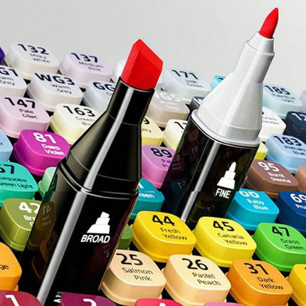 Marcadores Doble Punta En Estuche X120 Pcs