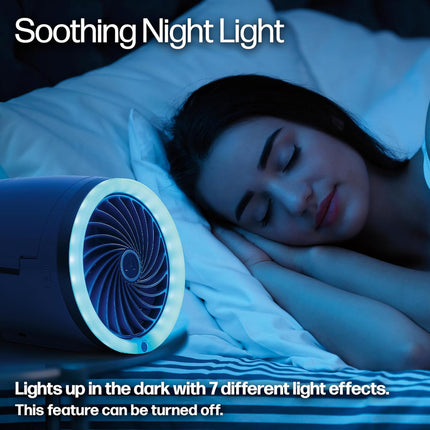 Ventilador Mini Enfriador De Aire Portátil Con Luces V
