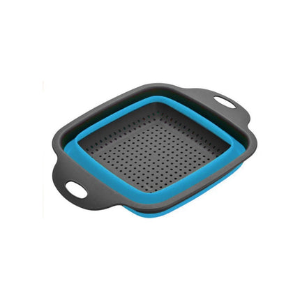 Escurridor Colador Rectangular Plegable De Silicona