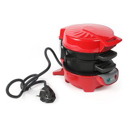 Maquina De Hamburguesas Para Cocción  Rapida 600w Rojo