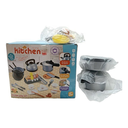 Set De Cocina De Juguete Completo 36 Piezas X