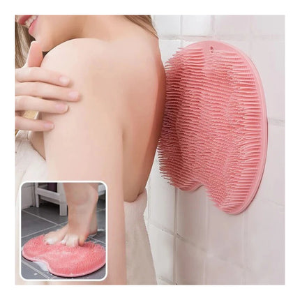 Alfombra Con Cepillo Para Espalda Y Pies