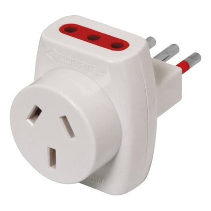 Adaptador Nema + 2 Tres En Linea A Tres En Linea.