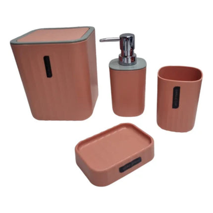 Set De Accesorios Para Baño X 4 Piezas X