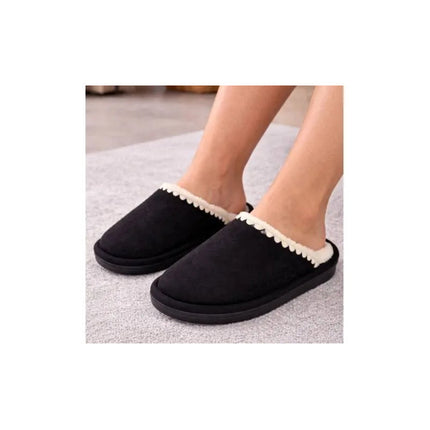 Pantuflas Forradas Negras  Cgs00735/6/7 Negro Forrada 40