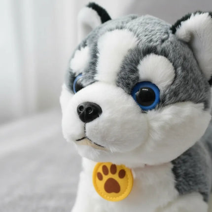 Perro De Peluche Interactivo 25x26cm. Gris Ty364965 Gris