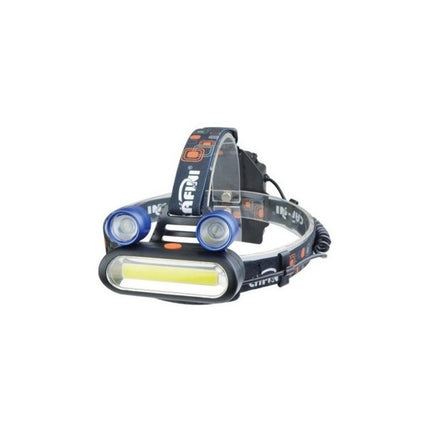 Linterna Minero Recargable Led 1 Cob + 2led