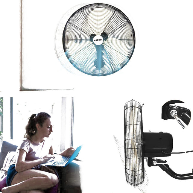 Ventilador Enxuta Industrial De Pared 50 Cm Muy Potente Dimm