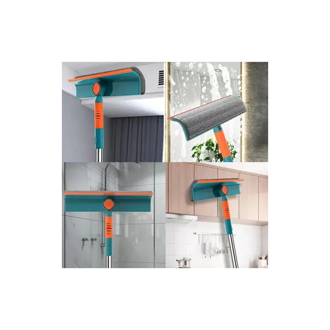 Limpia Vidrios Extensible Giratorio Limpiavidrios Mopa Verde