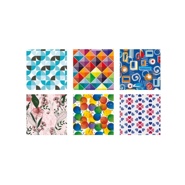 Papel Regalo  Rollo De 2 Hojas Diseños Surtidos Sutido