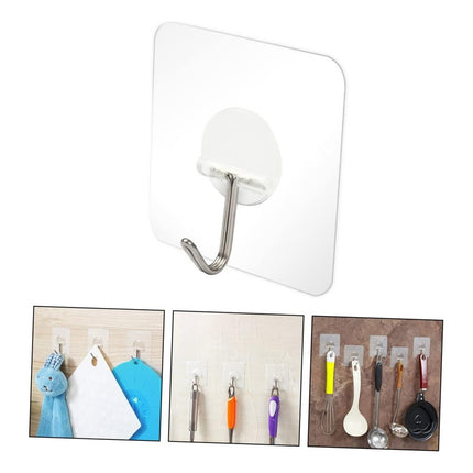 Gancho De Pared Portatil  Adhesivo Hasta 10 Kg X3 Unidades
