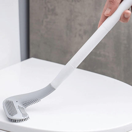 Cepillo Para Inodoro Con Forma Para Bordes Internos V