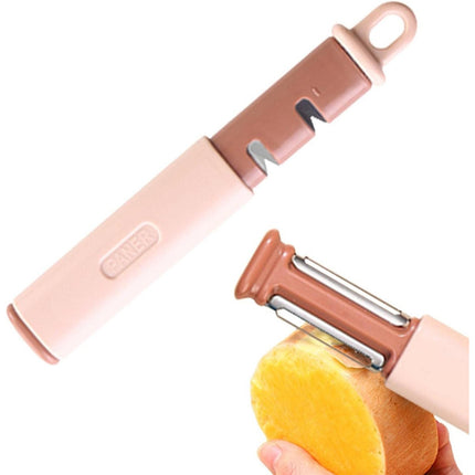Afilador De Cuchillo Tijera Con  Pela Papa  2 En 1  V