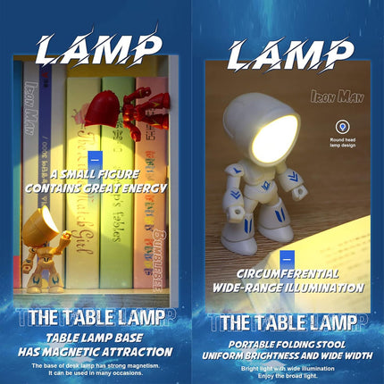 Lampara Portatil Led Diseño Super  Heroe V