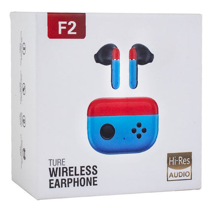 Auricular Manos Libres Bt F2 Tws Gaming  Azul