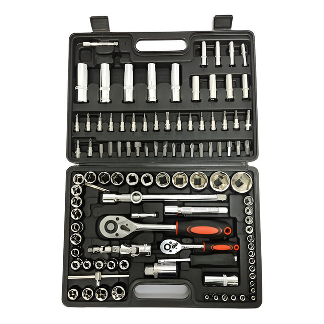 Juego De Dados 108 Piezas  Kit De Herramientas Bocallaves