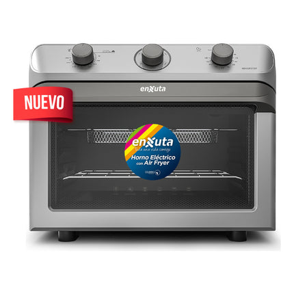 Horno Eléctrico Y Freidora Sin Aceite Henxaf2735t Enxuta Eh Gris