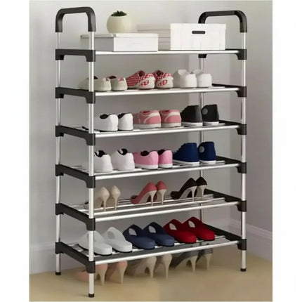 Zapatera Organizador Metalico 6 Estantes - J8-0139 Gris