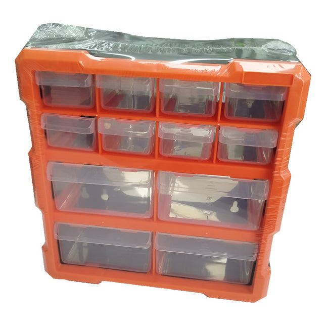 Organizador Gavetas 26.5x26x16cm Naranja Oscuro