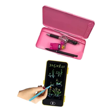 Cartuchera Para Lapices Con Pantalla Lcd Para Tomar Notas Rosa