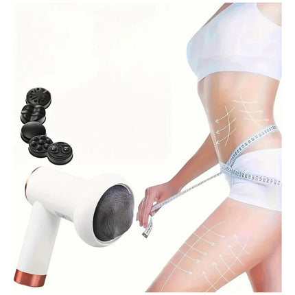 Masajeador Corporal Muscular Pistola Portatil 5 Cabezales V