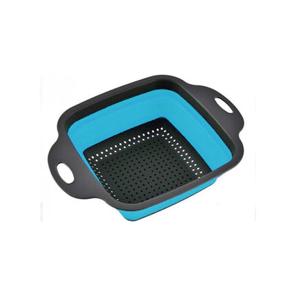 Escurridor Colador Rectangular Plegable De Silicona