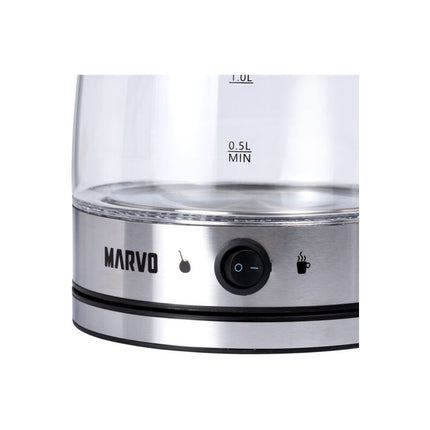 Jarra Electrica Vidrio Marvo C/selector Mate 1.8l B