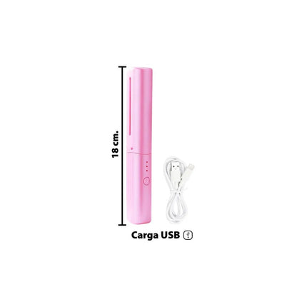 Cepillo Térmico Carga Usb  Peine Cepillo Alisador Brushing V