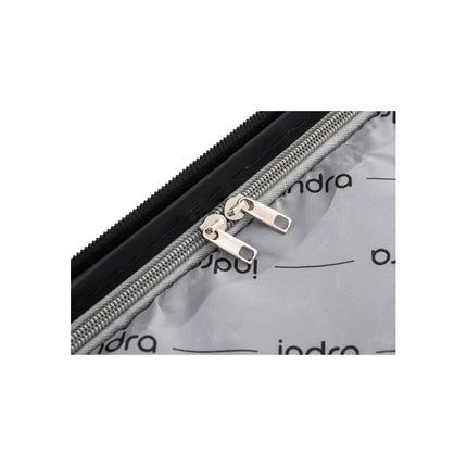 Valija Set De 3 Indra De 20 /24 /28 Negro  En Abs Negro