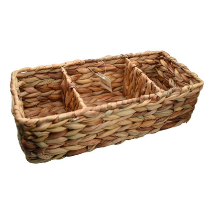Organizador Tejido De Ratán 37x16x11cm. Chw02444