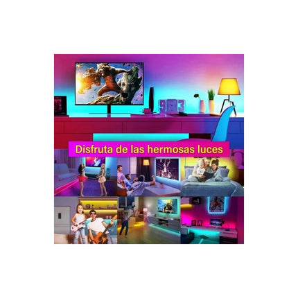 Tira Led Rgb Smart Control Wifi Multicolor Ritmica 5 M Rgb