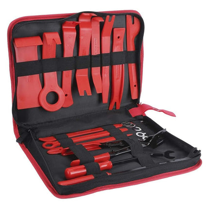 Juego De Herramientas Extracción Para Cohce Auto 52x32cm Rojo