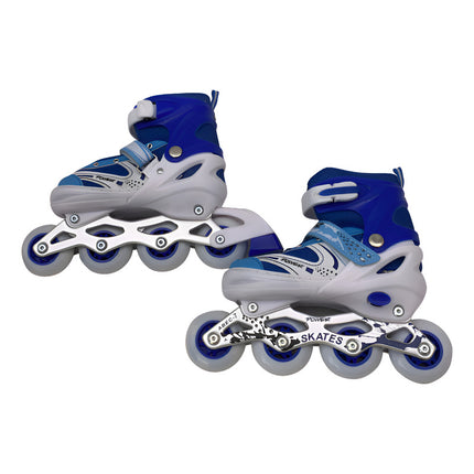 Patines 4 Ruedas En Línea, Extensible Talle S (30 Al 33) V