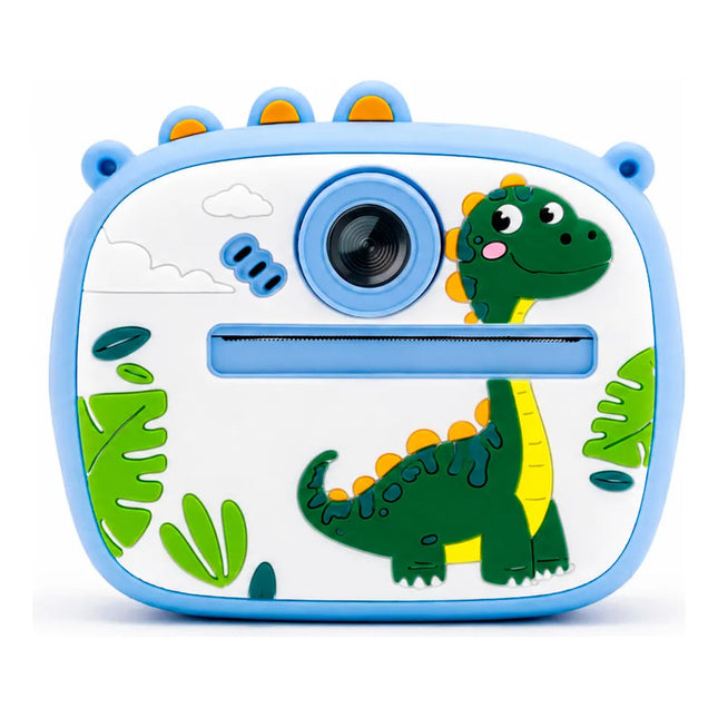 Camara De Fotos Dual Instantanea Infantil Varios Diseños Celeste