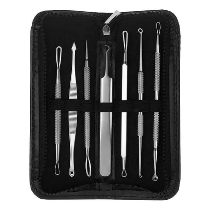 Kit Removedor De Puntos Negros Con Agujas Y Pinzas