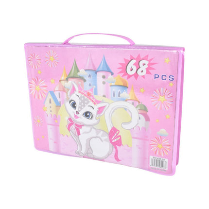 Valija Set Escolar De Arte 68pcs