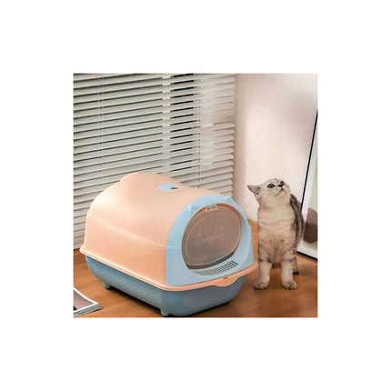 Baño Cerrado Arenero Sanitario Bandeja Gatos C/puerta Pala V