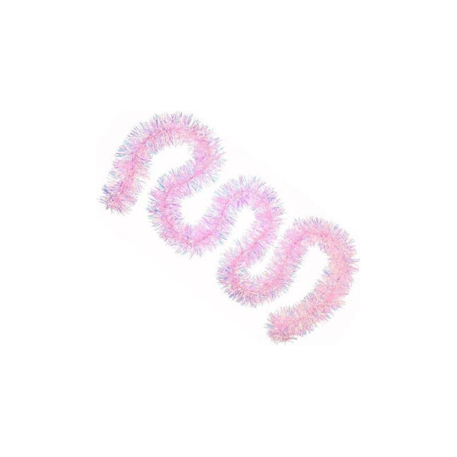 Boa Guía De Navidad Tornasol 5 Cm X 2 Mts Rosa