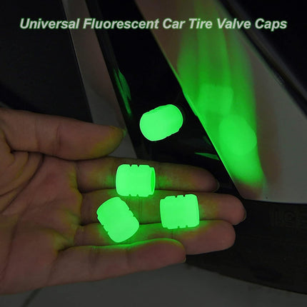 Tapa Valvula Tapones Luminosos Auto / Moto / Bici X4