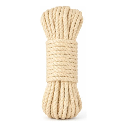 Cuerda De Fibra Natural 10m X 6mm Ctl00314 Beige