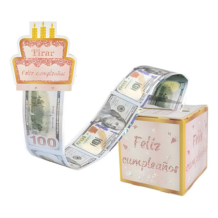Caja De Dinero Para Cumpleaños V