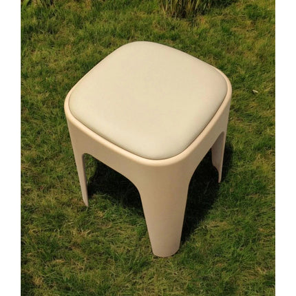 Banqueta De Plástico Con Asiento Acolchado V