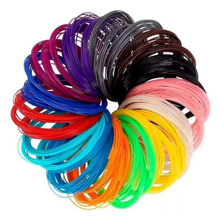 Filamento P/lapiz 3d X20 Rollos 5mts Varios