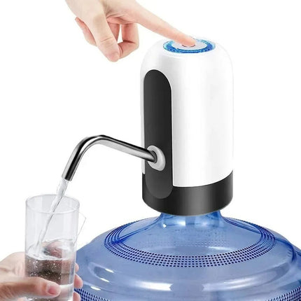 Dispensador De Agua Bidon Bomba De Agua Eléctrica Autom Blanco
