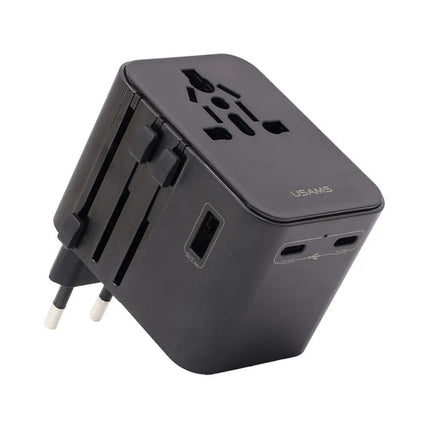 Adaptador De Cargado Usam De Viaje 2500w Negro