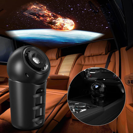 Lampara De Proyeccion De Galaxia Para Coche Auto Negro