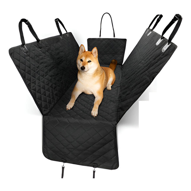 Funda Cubre Asiento Auto Mascotas Perro Impermeable Premium Negro